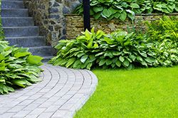 Мощение дорожек и площадок с использованием природного камня   в Воронеже