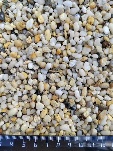 фото Галька крымская жемчужная фр. 3-5 мм. купить в Воронеже  в интернет-портале КАМЕНЬ КЛУБ