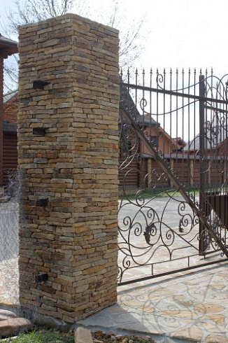 Kamenclub.ru: Песчаник (хворост) art PSG-5-06  купить в Воронеже    1 900 руб/кв.м   фото КАМЕНЬ КЛУБ