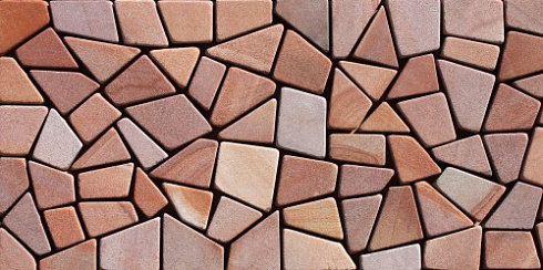 Kamenclub.ru: Песчаник брусчатка (Готика) art PSK-L-01  купить в Воронеже    2600 руб/кв.м    фото КАМЕНЬ КЛУБ