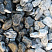 Kamenclub.ru: Щебень галтованный черный (мрамор) фр. 50-100 мм.  купить в Воронеже мрамор черный с белыми прожилками щебень ландшафтный мраморный 15000 руб/т   фото КАМЕНЬ КЛУБ