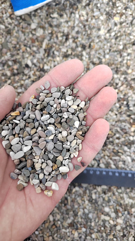 фото Галька черноморская фр. 3-5 мм. купить в Воронеже  в интернет-портале КАМЕНЬ КЛУБ