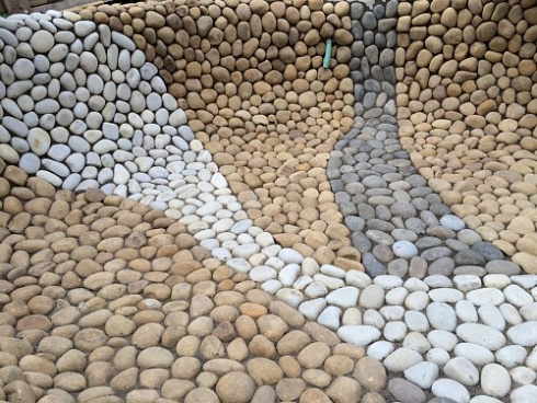 Kamenclub.ru: Песчаник ядра, фр. 100-300 мм  купить в Воронеже песчаник бежевый серый рыжий речная галька 5 000 руб/т   фото КАМЕНЬ КЛУБ