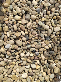 Kamenclub.ru: Галька речная окат рыжая фр. 20-40 мм. купить  в Воронеже галька речная окатанная рыжая желтая серая округлая речная галька 5000 руб/т   фото КАМЕНЬ КЛУБ