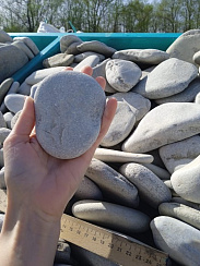 Галька черноморская фр. 100-150 мм.  купить в Воронеже фото Камень Клуб