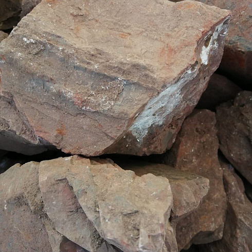 фото Яшма красная  (фр. 70-100 мм)  купить в Воронеже в интернет-портале КАМЕНЬ КЛУБ