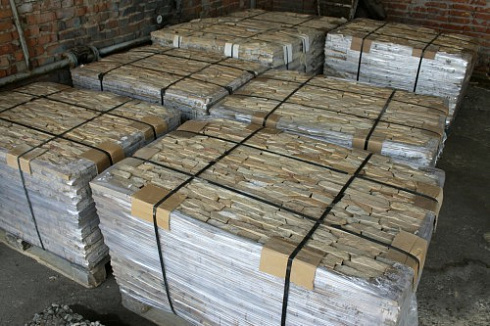 Kamenclub.ru: Песчаник (лапша) art PSG-3-01  купить в Воронеже    2300 руб/кв.м   фото КАМЕНЬ КЛУБ