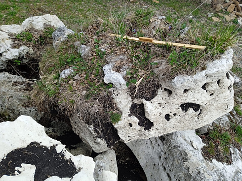 Kamenclub.ru: Выветренный известняк со мхом фр. 100-500 мм.  купить в Воронеже известняк серый белый зеленый валун известняковый крупный 10000 руб/т   фото КАМЕНЬ КЛУБ