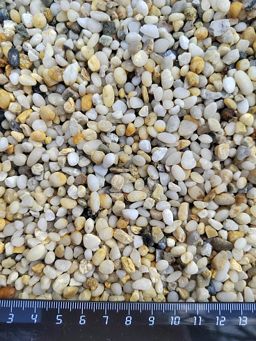 фото Галька крымская жемчужная фр. 3-5 мм. купить в Воронеже  в интернет-портале КАМЕНЬ КЛУБ
