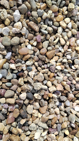 Kamenclub.ru: Галька окат (серо-желтая) фр.5-10 мм. купить  в Воронеже галька речная рыжий, желтый, рыжий, серо-желтый речная окатанная галька декоративная 5000 руб/т   фото КАМЕНЬ КЛУБ