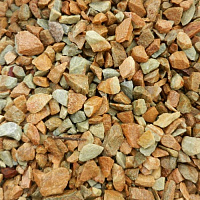 Kamenclub.ru: Щебень крошка желтый (ЗЛАТОЛИТ) фр. 40-70 мм.  купить в Воронеже златолит мрамор бежевый, золотистый, желтый декоративный щебень  12000 руб/т   фото КАМЕНЬ КЛУБ