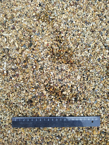 Галька речная окат (рыжая) фр.3-5 мм купить в Воронеже 