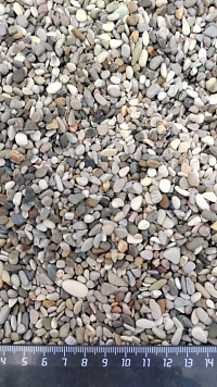 Галька черноморская фр. 3-5 мм.  купить в Воронеже фото Камень Клуб