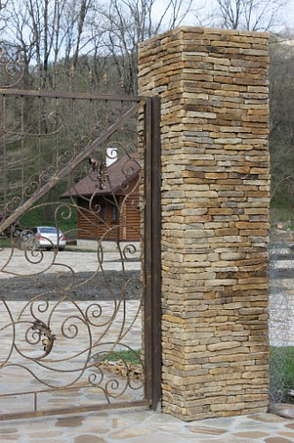 Kamenclub.ru: Песчаник (хворост) art PSG-5-06  купить в Воронеже    1 900 руб/кв.м   фото КАМЕНЬ КЛУБ