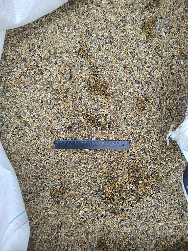 Галька речная окат (рыжая) фр.3-5 мм купить в Воронеже 