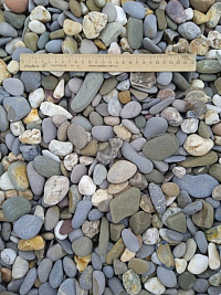 Галька крымская прибрежная фр. 20-40 мм.  купить в Воронеже фото Камень Клуб