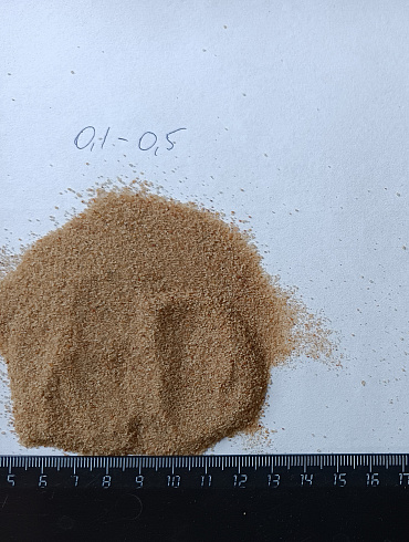 Кварцевый песок для площадок фр. 0,1-0,5 мм.  купить в Воронеже фото Камень Клуб