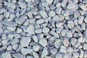 Kamenclub.ru: Мраморная крошка (щебень галтованный белый), фр.20-40 мм.  купить в Воронеже мрамор белый бежевый молочный мраморный щебень декоративный 17000 руб/т   фото КАМЕНЬ КЛУБ