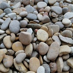 Галька каспийская фр. 3-10 мм.  купить в Воронеже фото Камень Клуб