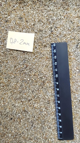 Кварцевый песок для площадок фр. 0,8 - 2 мм.  купить в Воронеже фото Камень Клуб